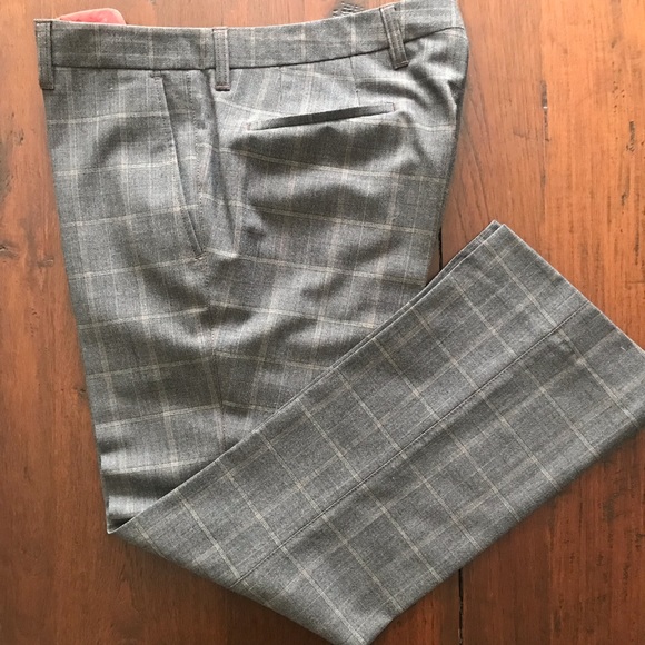 hugo boss plaid pants